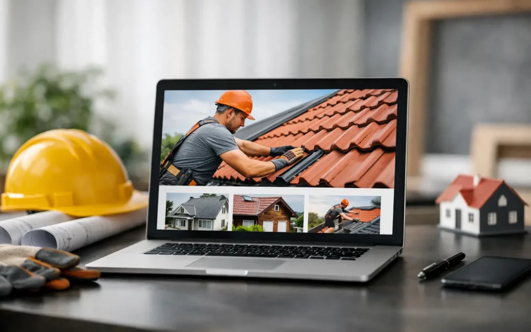 Webdesign für Dachdecker Firma, das verkauft